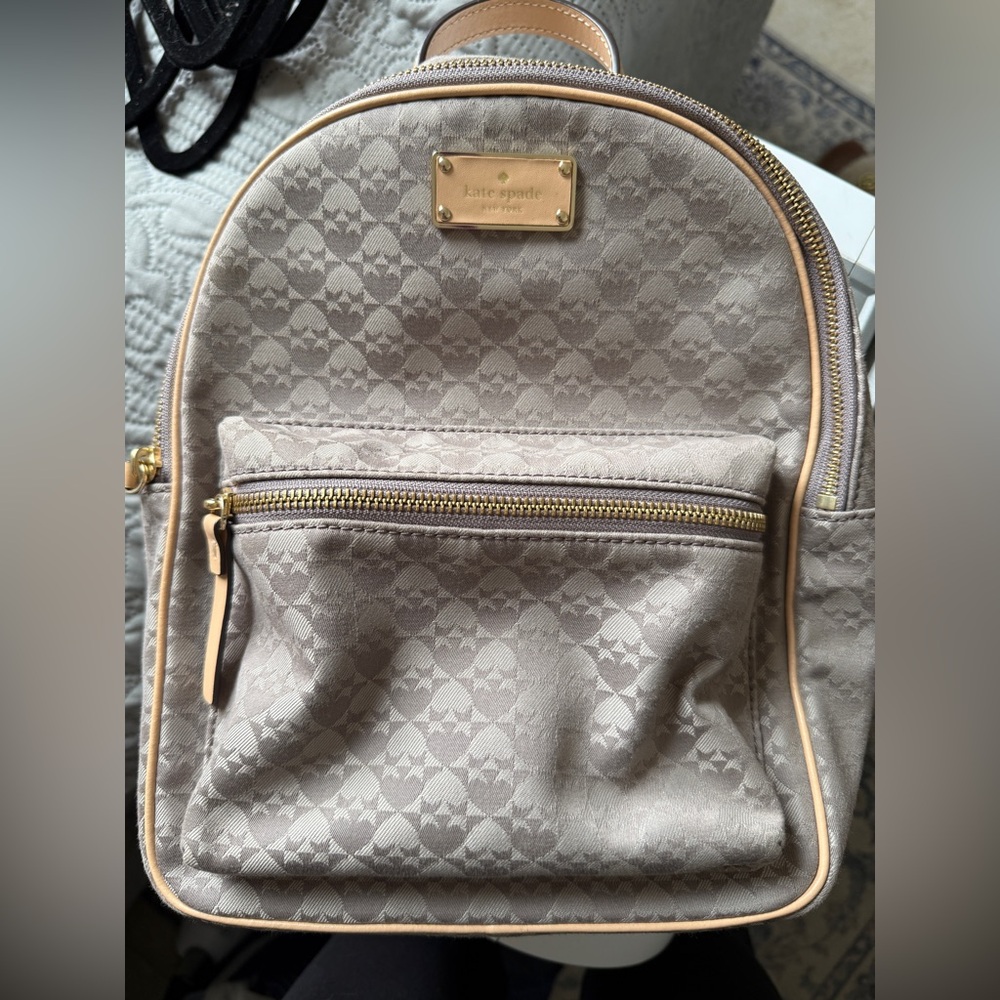 Kate Spade Beige Backpack